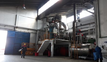 chaudière fluide thermique dans usine agroalimentaire