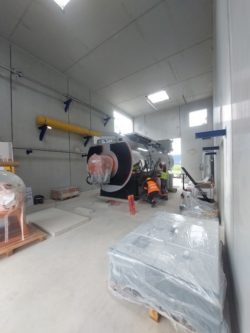 mise en place chaudiere vapeur biogaz