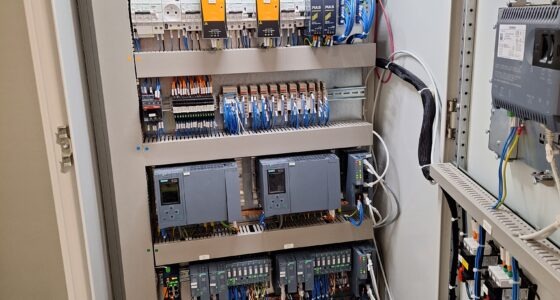 armoire électrique installation industrie chimique