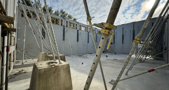 construction bâtiment chaufferie