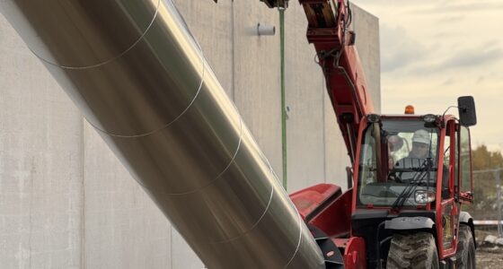 manutention cheminée industrielle