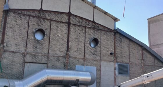 manutention pour accès à une gaine industrielle