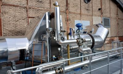 Projet de valorisation de chaleur fatale avec récupérateur terminé