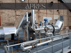 Projet de valorisation de chaleur fatale avec récupérateur terminé