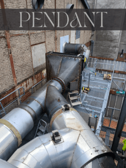 Gaine de fumée pendant chantier d'ajout récupérateur