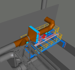 maquette 3D installation industrielle