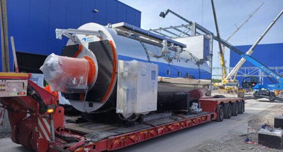 Livraison chaudière vapeur industrielle