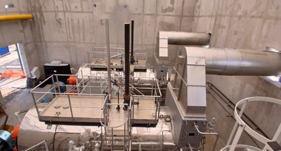 Chaudières vues depuis