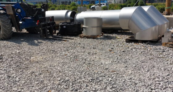 Conduits de cheminée industrielle