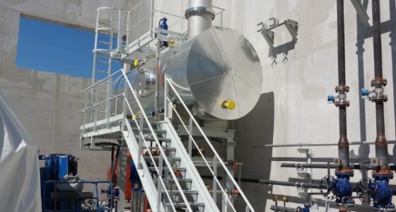 Dégazeur thermique chaufferie industrielle