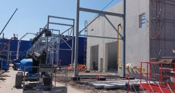 Charpentes bâtiment nouvelle usine lesaffre GC