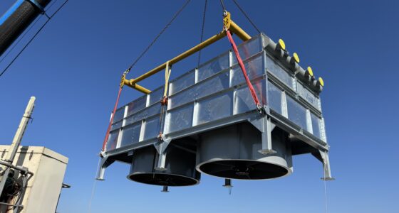 manutention aérocondenseur industrie