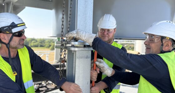 mise en place équipement industriel