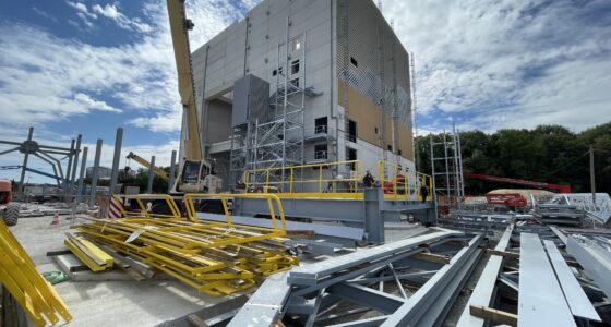 stockage matériel chantier industriel