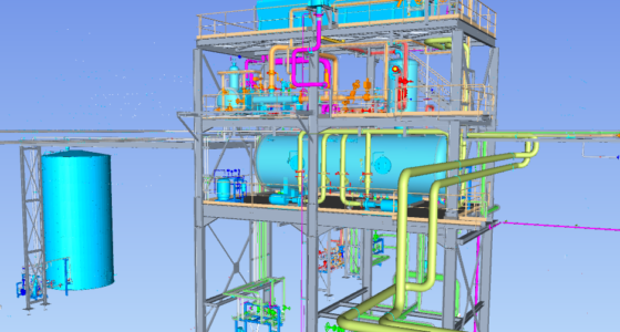 Maquette 3D projet oristeam suez