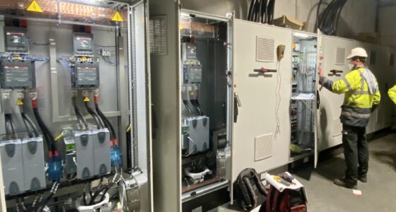 armoire électrique industrie pour production electrique