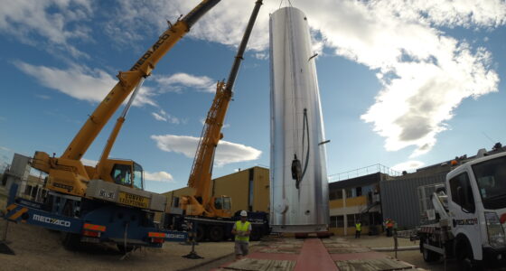 manutention cuve de stockage énergie