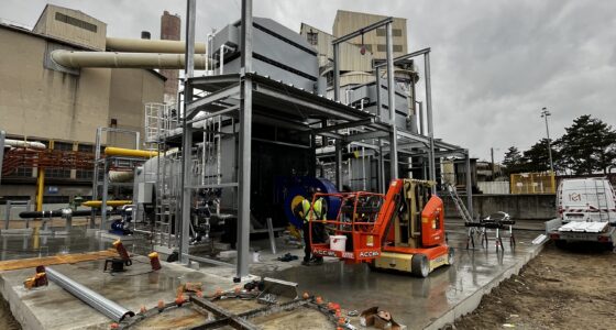 chantier chaufferie industrielle