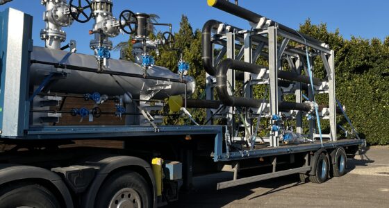 livraison skid utilités industrielles