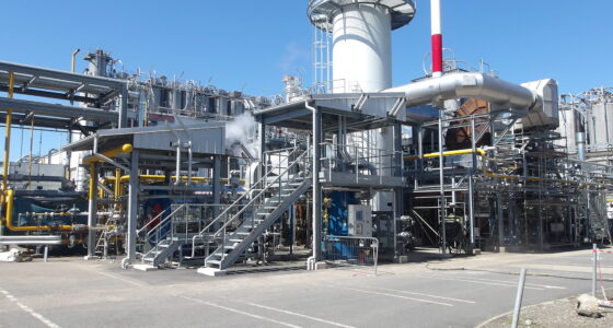 chantier utilités chimie usine