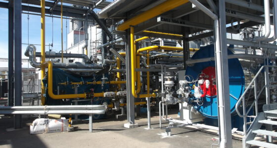 mise en service chaufferie outdoor chimie